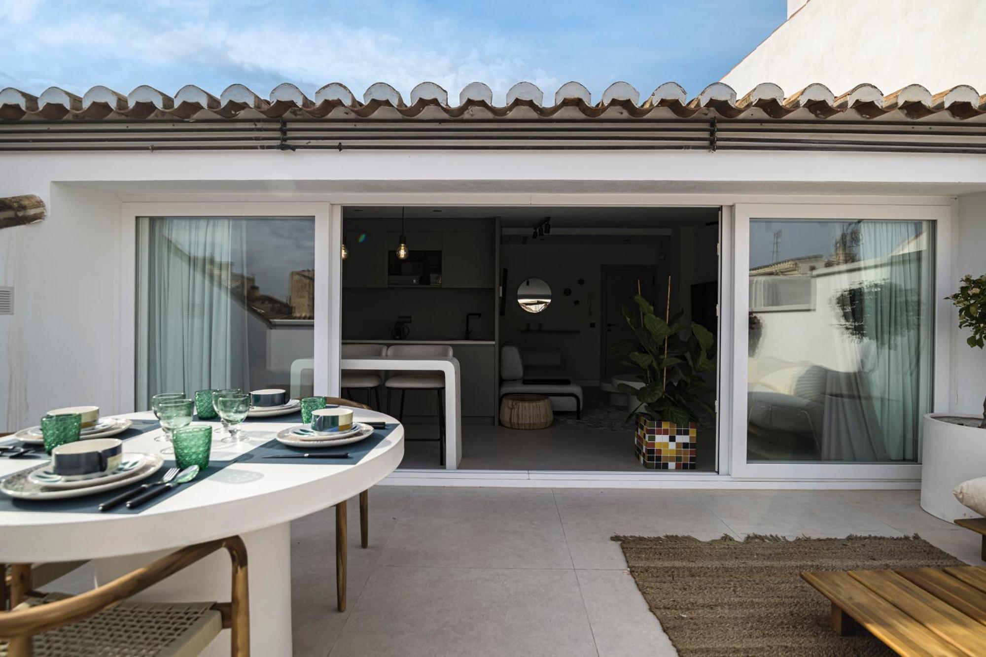Atarazanas Suite, Atico Con Terraza Malaga Bagian luar foto