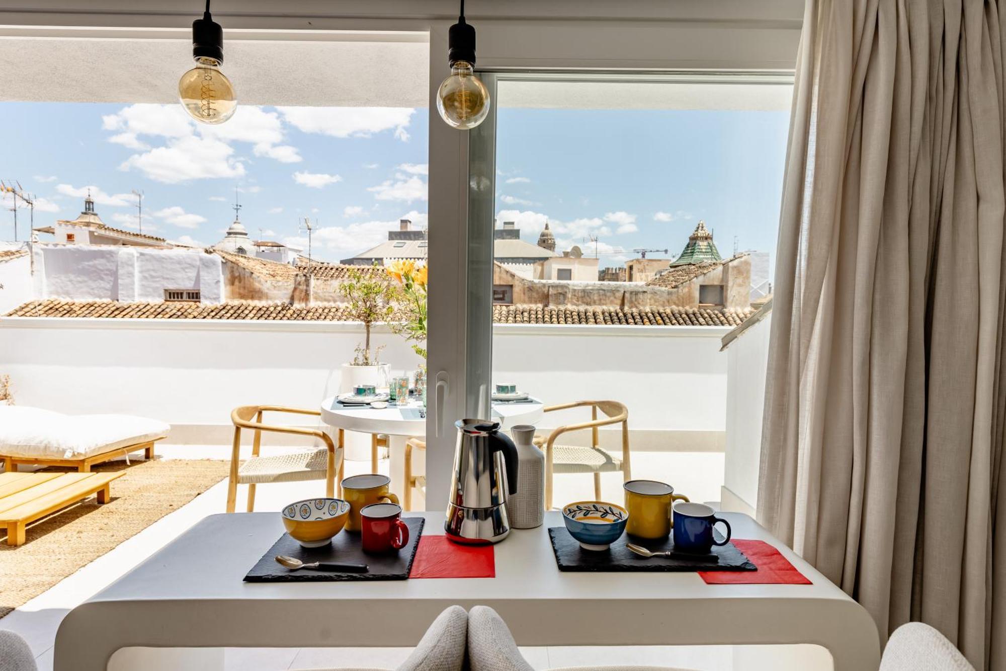 Atarazanas Suite, Atico Con Terraza Malaga Bagian luar foto