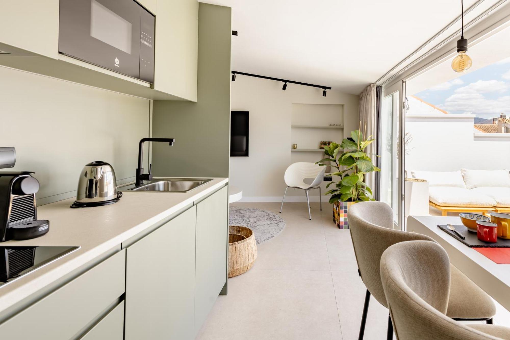 Atarazanas Suite, Atico Con Terraza Malaga Bagian luar foto